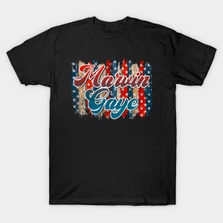The Quotes Marvin Name Flowers Styles Christmas 70s 80s 90s T-Shirt